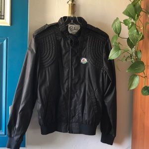 Vintage 80’s Members Only Style black jacket